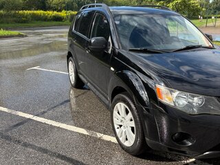 2008 Mitsubishi Outlander II, чёрный, 820000 рублей, вид 2