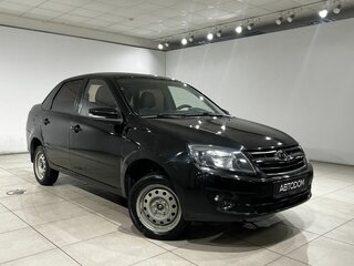 2014 Lada (ВАЗ) Granta I, чёрный, 377000 рублей, вид 3