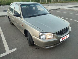 2005 Hyundai Accent ТагАЗ II, бежевый, 270000 рублей, вид 2