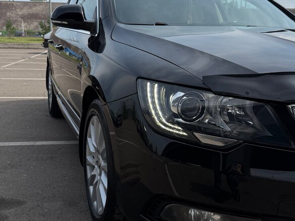 2014 Skoda Superb DSG II Рестайлинг, чёрный, 1200000 рублей - вид 9