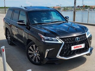 2018 Lexus LX 570 III Рестайлинг 2, чёрный, 8000000 рублей, вид 2