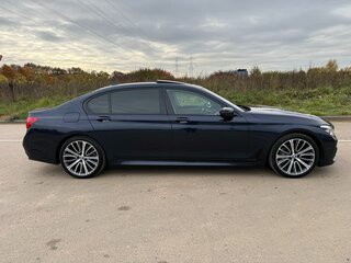 2015 BMW 7 серии Long 730Ld xDrive VI (G11/G12), синий, 3590000 рублей, вид 5