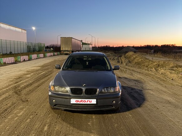2002 BMW 3 серии N42 316i IV (E46) Рестайлинг, синий, 465000 рублей - вид 1