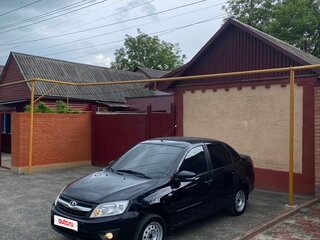 2013 Lada (ВАЗ) Granta I, чёрный, 470000 рублей, вид 3
