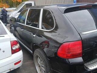 2006 Porsche Cayenne Turbo I (955), чёрный, 450000 рублей, вид 4