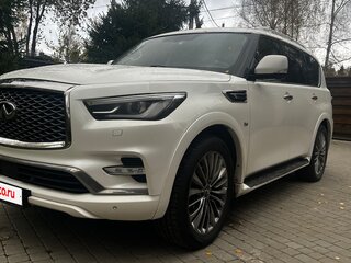 2018 Infiniti QX80 I Рестайлинг 2, белый, 3950000 рублей, вид 2