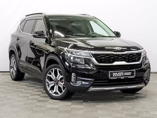 2021 Kia Seltos I, чёрный, 1890000 рублей, вид 3