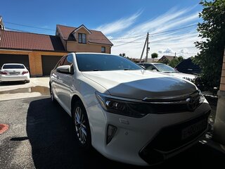 2017 Toyota Camry VII (XV50) Рестайлинг 2, белый, 1850000 рублей, вид 2