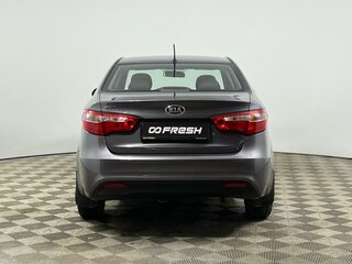 2014 Kia Rio III, серый, 770000 рублей, вид 4