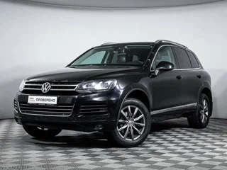 2010 Volkswagen Touareg II, чёрный, 1549000 рублей, вид 1