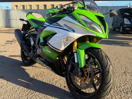 2014 Kawasaki ZX-6 Ninja, зелёный, 700000 рублей, вид 1