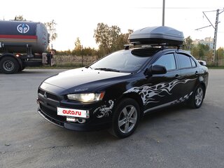 2008 Mitsubishi Lancer X, чёрный, 760000 рублей, вид 2