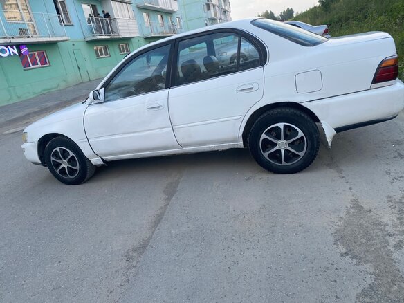 1992 Toyota Corolla VII (E100), белый, 140000 рублей - вид 9