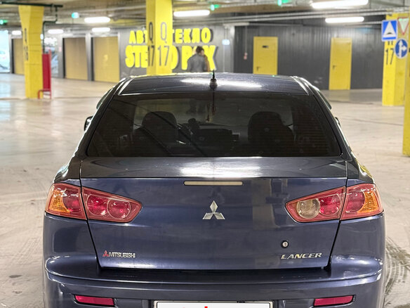 2007 Mitsubishi Lancer X, синий, 630000 рублей - вид 5