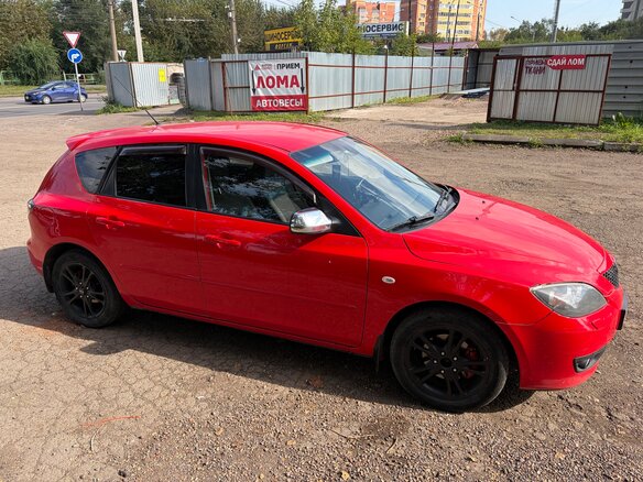 2008 Mazda 3 I (BK) Рестайлинг, красный, 699000 рублей - вид 6