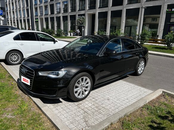 2016 Audi A6 IV (C7) Рестайлинг, чёрный, 2450000 рублей - вид 1