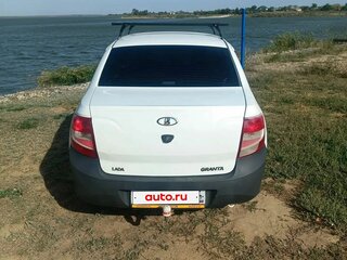 2013 Lada (ВАЗ) Granta I, белый, 435000 рублей, вид 3