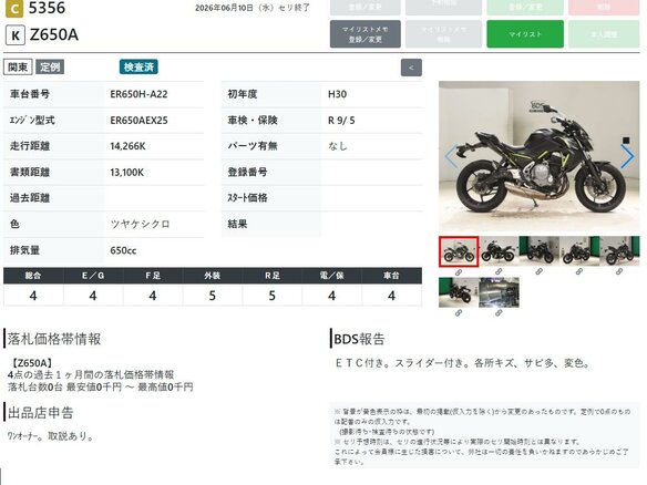 2018 Kawasaki Z 650, чёрный, 669000 рублей - вид 9