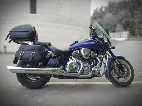 2002 Honda VTX 1800, синий, 780000 рублей, вид 2