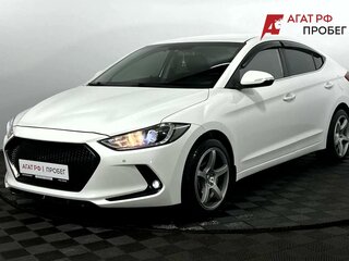 2017 Hyundai Elantra VI (AD), белый, 1650000 рублей, вид 2