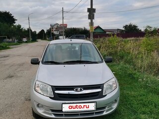 2014 Lada (ВАЗ) Granta I, серебристый, 445000 рублей, вид 2