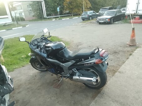 1998 Kawasaki ZZR 1100, чёрный, 300000 рублей, вид 4