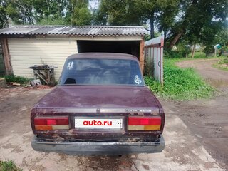 2006 Lada (ВАЗ) 2107, пурпурный, 110000 рублей, вид 3