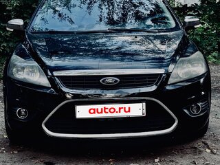 2008 Ford Focus II Рестайлинг, чёрный, 445000 рублей, вид 2