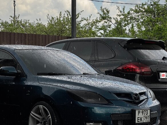2007 Mazda 3 I (BK) Рестайлинг, синий, 550000 рублей - вид 8