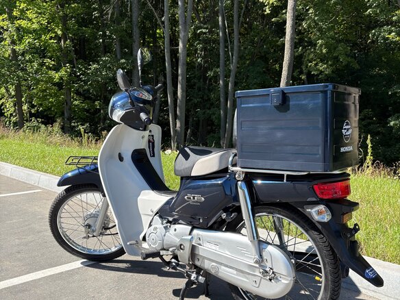2017 Honda Super Cub, синий, 142000 рублей - вид 4