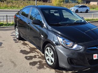 2014 Hyundai Solaris I, чёрный, 400000 рублей, вид 2