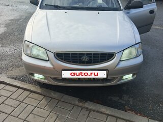 2003 Hyundai Accent ТагАЗ II, серебристый, 275000 рублей, вид 3