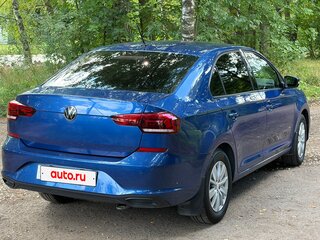 2021 Volkswagen Polo VI, синий, 1800000 рублей, вид 4