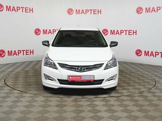 2016 Hyundai Solaris I Рестайлинг, белый, 898000 рублей, вид 2