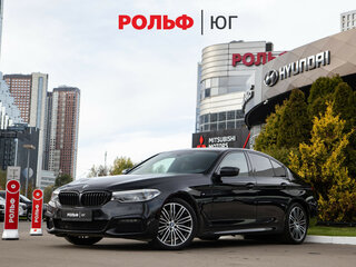 2019 BMW 5 серии 530d xDrive VII (G30/G31/G38), чёрный, 4498000 рублей, вид 1