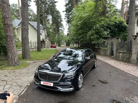 2018 Mercedes-Benz Maybach S-Класс 450 I (X222) Рестайлинг, чёрный, 4500000 рублей - вид 7