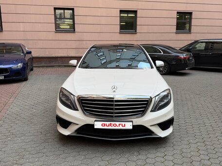 2014 Mercedes-Benz S-Класс AMG 63 AMG Long III (W222, C217), чёрный, 3650000 рублей, вид 1