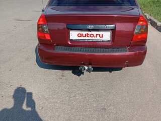 2008 Hyundai Accent ТагАЗ II, красный, 360000 рублей, вид 1