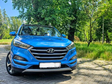 2017 Hyundai Tucson III, синий, 2150000 рублей, вид 3
