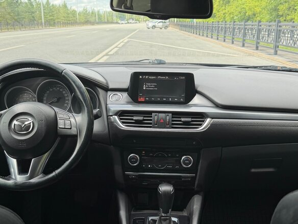 2015 Mazda 6 III (GJ) Рестайлинг, чёрный, 1660000 рублей - вид 7