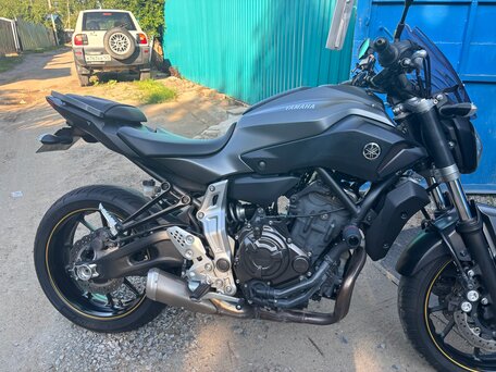 2014 Yamaha MT-07 (FZ-07), серый, 500000 рублей, вид 3