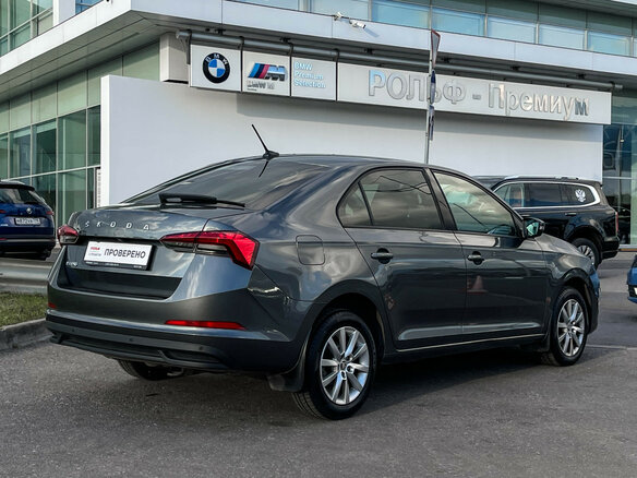 2021 Skoda Rapid II, серый - вид 4