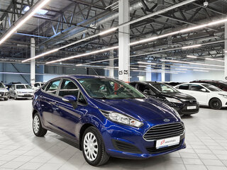 2016 Ford Fiesta Mk6 Рестайлинг, синий, 795000 рублей, вид 2