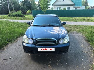 2007 Hyundai Sonata ТагАЗ IV (EF) Рестайлинг, синий, 400000 рублей, вид 1