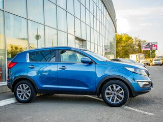 2014 Kia Sportage III Рестайлинг, синий, 1258000 рублей, вид 4