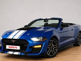 2018 Ford Mustang VI Рестайлинг, синий, 2170000 рублей, вид 4