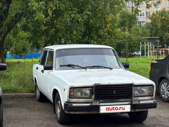 2009 Lada (ВАЗ) 2107, белый, 70000 рублей