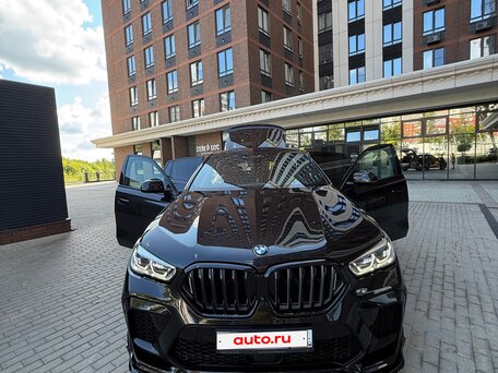 2021 BMW X6 40i III (G06), чёрный, 7250000 рублей, вид 5
