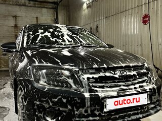 2017 Lada (ВАЗ) Granta I, серебристый, 600000 рублей, вид 3