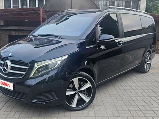 2017 Mercedes-Benz V-Класс Long 200 d длинный III (W447), синий, 4125000 рублей, вид 2